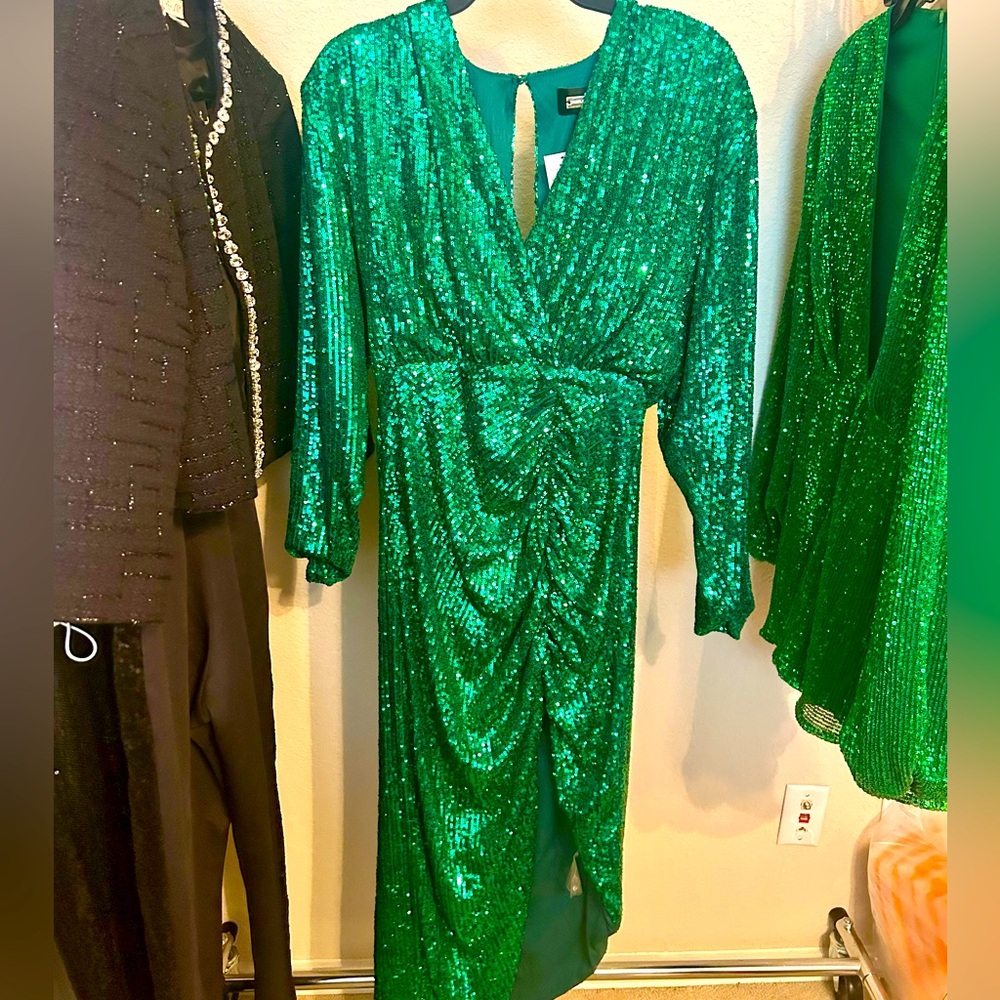 Beautiful Green Sequin Dress